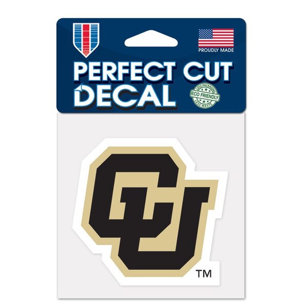 A black gold Wincraft interlocking C.U logo decal.